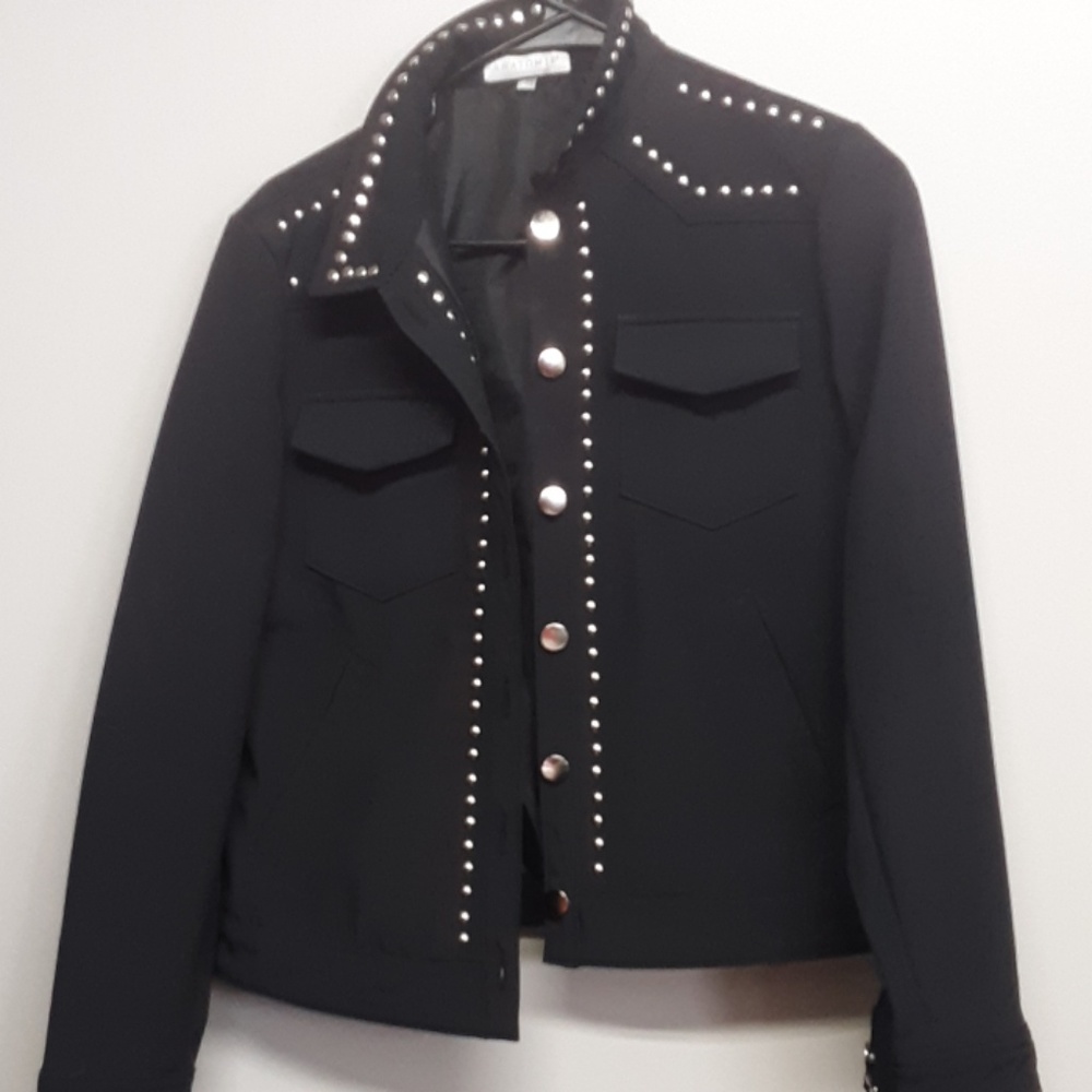 Viola fleece line studded jacket